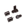 Global Door Controls YKK Style Right Hand Offset Door Pivot Hinge Set for Adams Rite Type Storefront Door in Duronodic TH1300-RH-DU